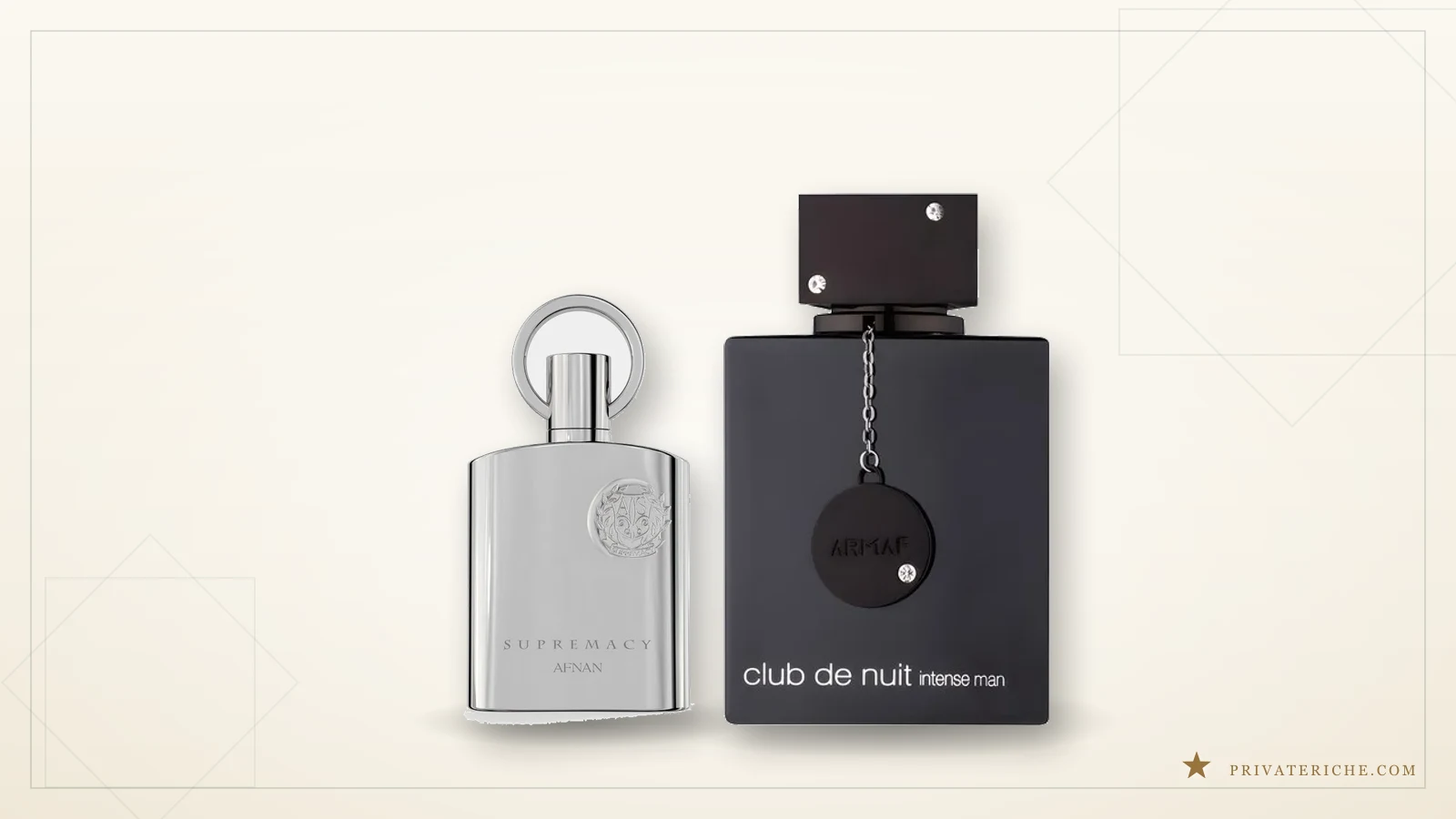Afnan Supremacy Silver y Armaf Club de Nuit Intense Man, los dos perfumes árabes inspirados en Creed Aventus que comparten diez notas de su pirámide