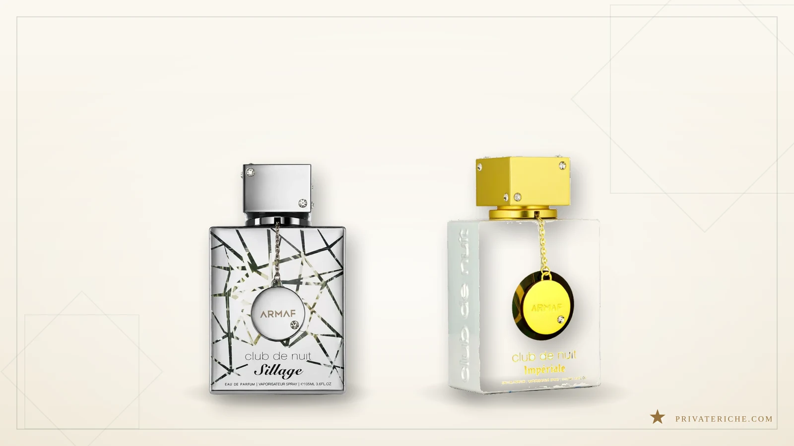 Armaf Club de Nuit Sillage y Club de Nuit Imperiale, dos de los ocho perfumes de la línea Club de Nuit de Armaf