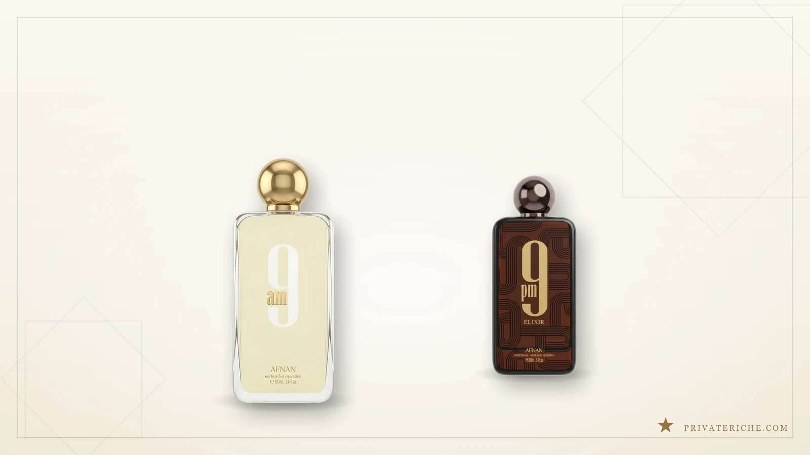 Afnan 9am y Afnan 9pm Elixir, la cara diurna y la más intensa de la saga 9 de Afnan