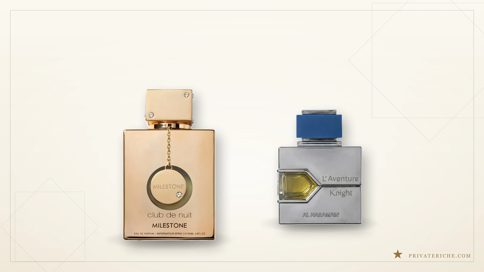 Armaf Club de Nuit Milestone y Al Haramain L'Aventure Knight, dos perfumes árabes frescos para el verano