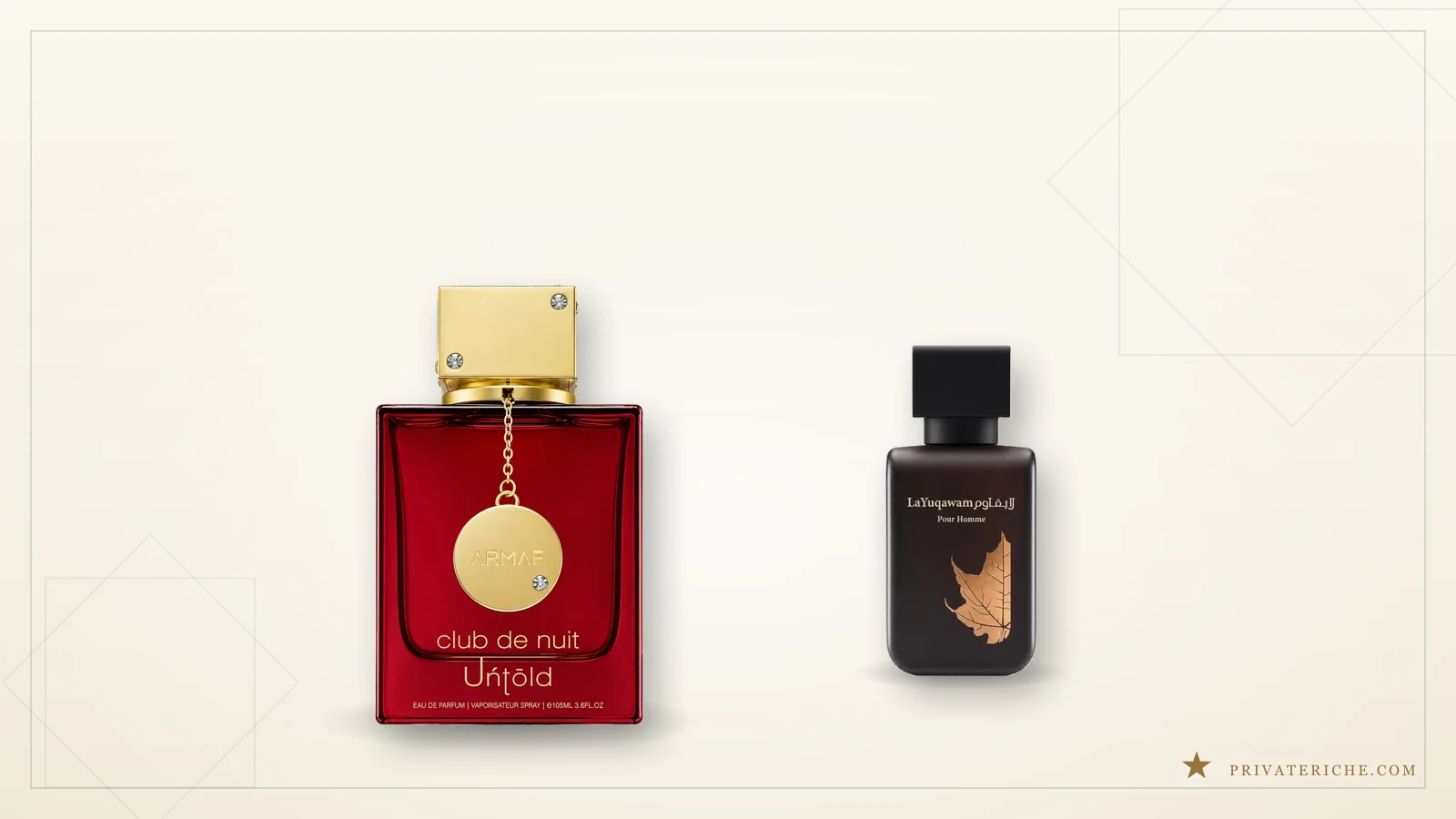 Armaf Club de Nuit Untold y Rasasi La Yuqawam, dos perfumes árabes de azafrán