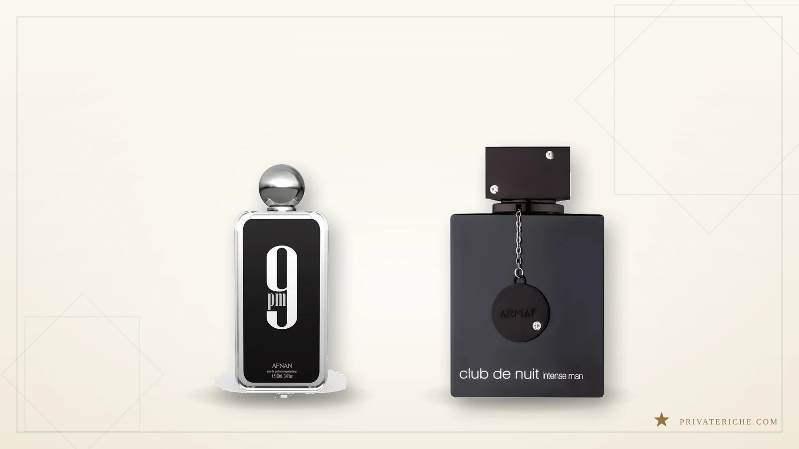 Afnan 9pm y Armaf Club de Nuit Intense Man, dos perfumes árabes seguros para regalar a él