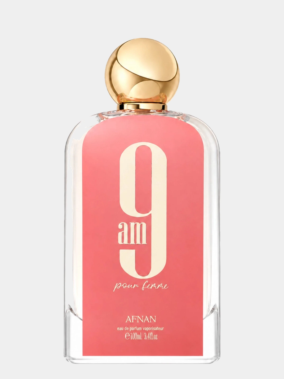 Afnan 9AM Pour Femme · Eau de Parfum 100 ml · para Mujer — frasco de frente