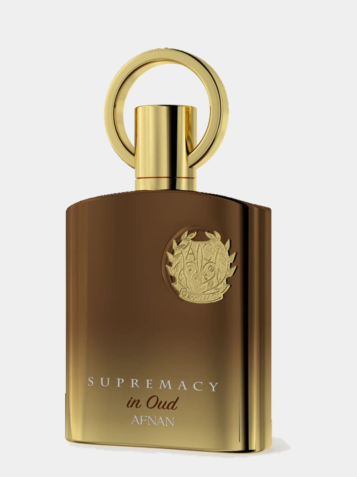 Afnan Supremacy in Oud · Extrait de Parfum 100 ml · Unisex — detalle del frasco