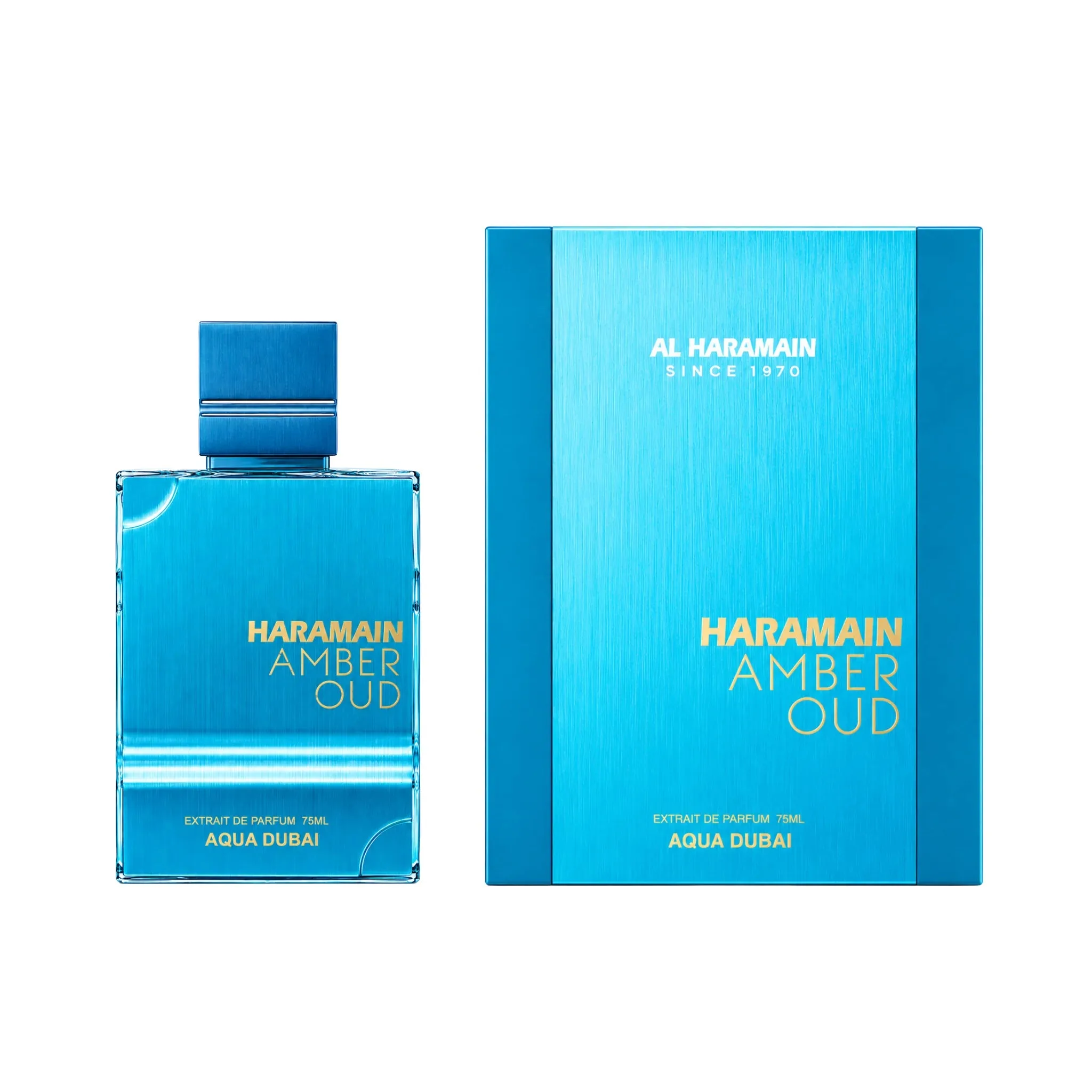 Al Haramain Amber Oud Aqua Dubai · Extrait de Parfum 75 ml · Unisex
