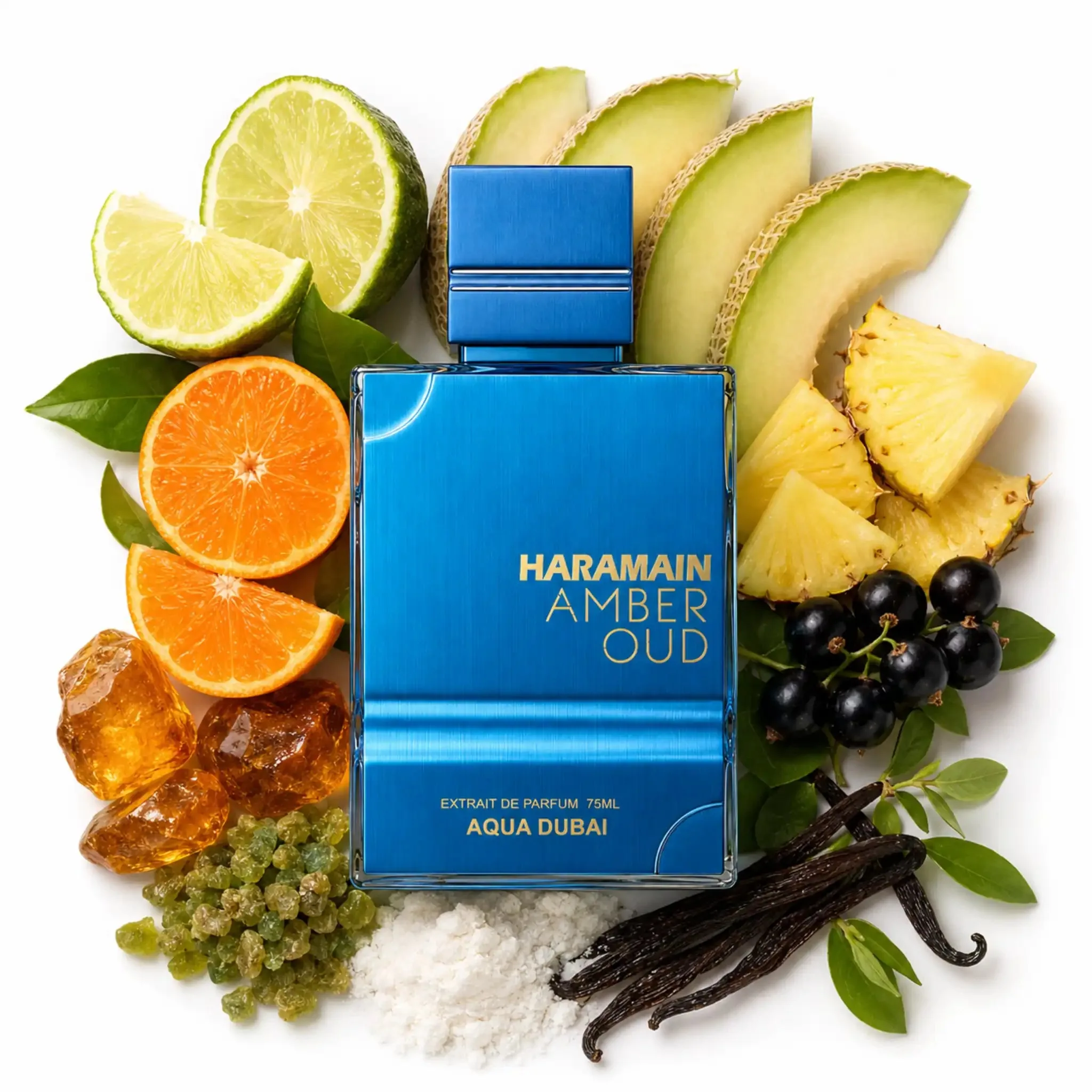 Al Haramain Amber Oud Aqua Dubai · Extrait de Parfum 75 ml · Unisex