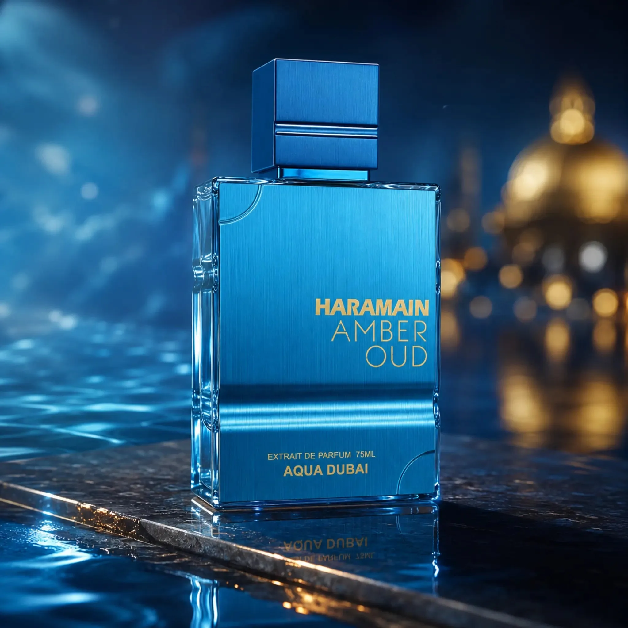 Al Haramain Amber Oud Aqua Dubai · Extrait de Parfum 75 ml · Unisex