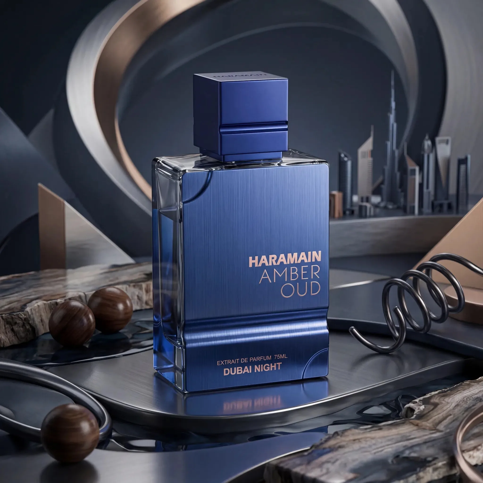 Al Haramain Amber Oud Dubai Night · Extrait de Parfum 75 ml · para Hombre