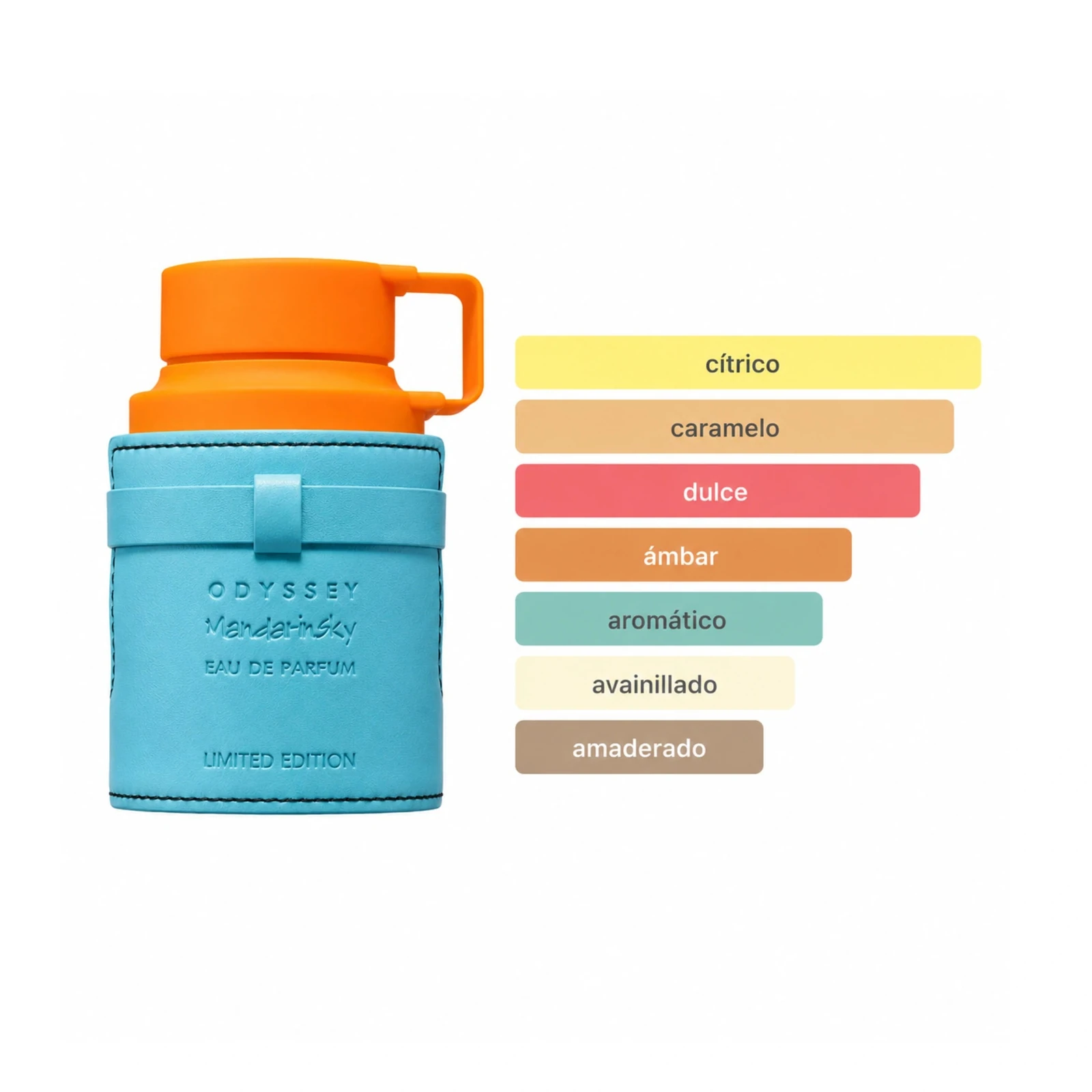 Armaf Odyssey Mandarin Sky · Eau de Parfum 100 ml · para Hombre — gráfico de acordes principales publicado por el fabricante