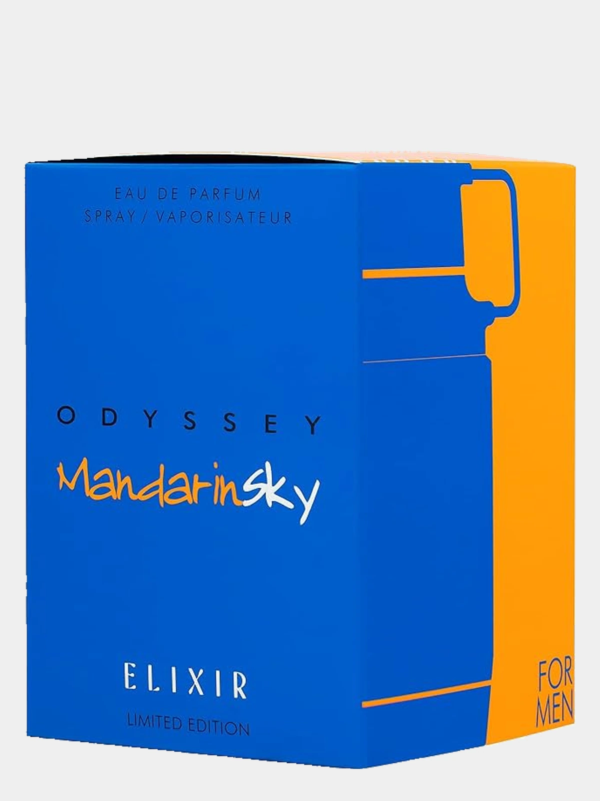 Armaf Odyssey Mandarin Sky Elixir · 100 ml · Unisex — la caja del producto