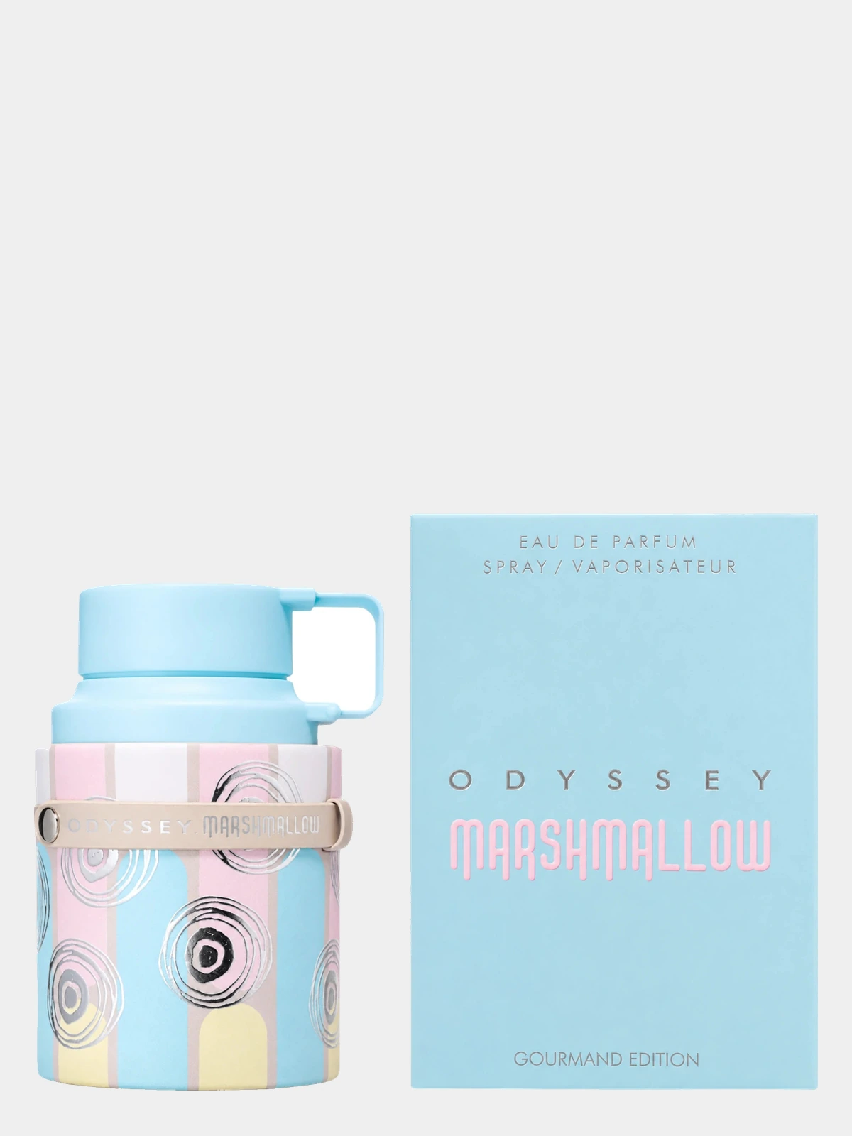 Armaf Odyssey Marshmallow · 100 ml · Unisex — frasco junto a su caja