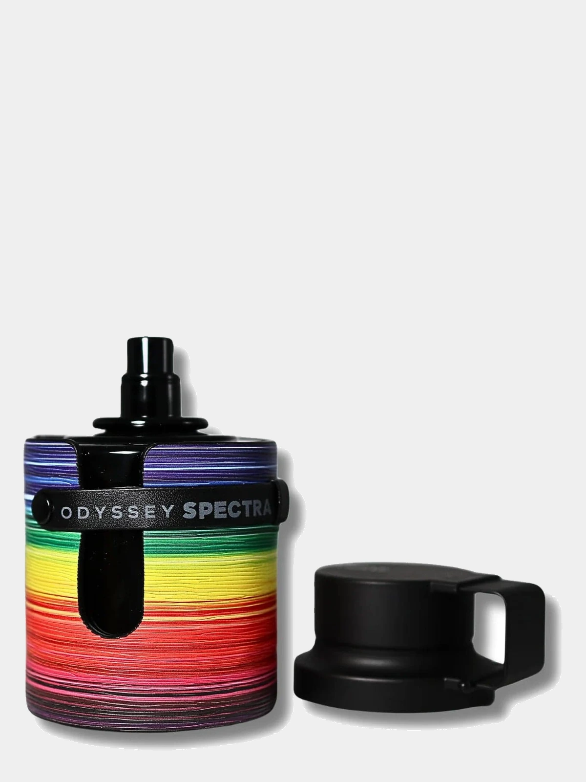 Armaf Odyssey Spectra · Eau de Parfum 100 ml · Unisex — el frasco sin el tapón, con el vaporizador a la vista