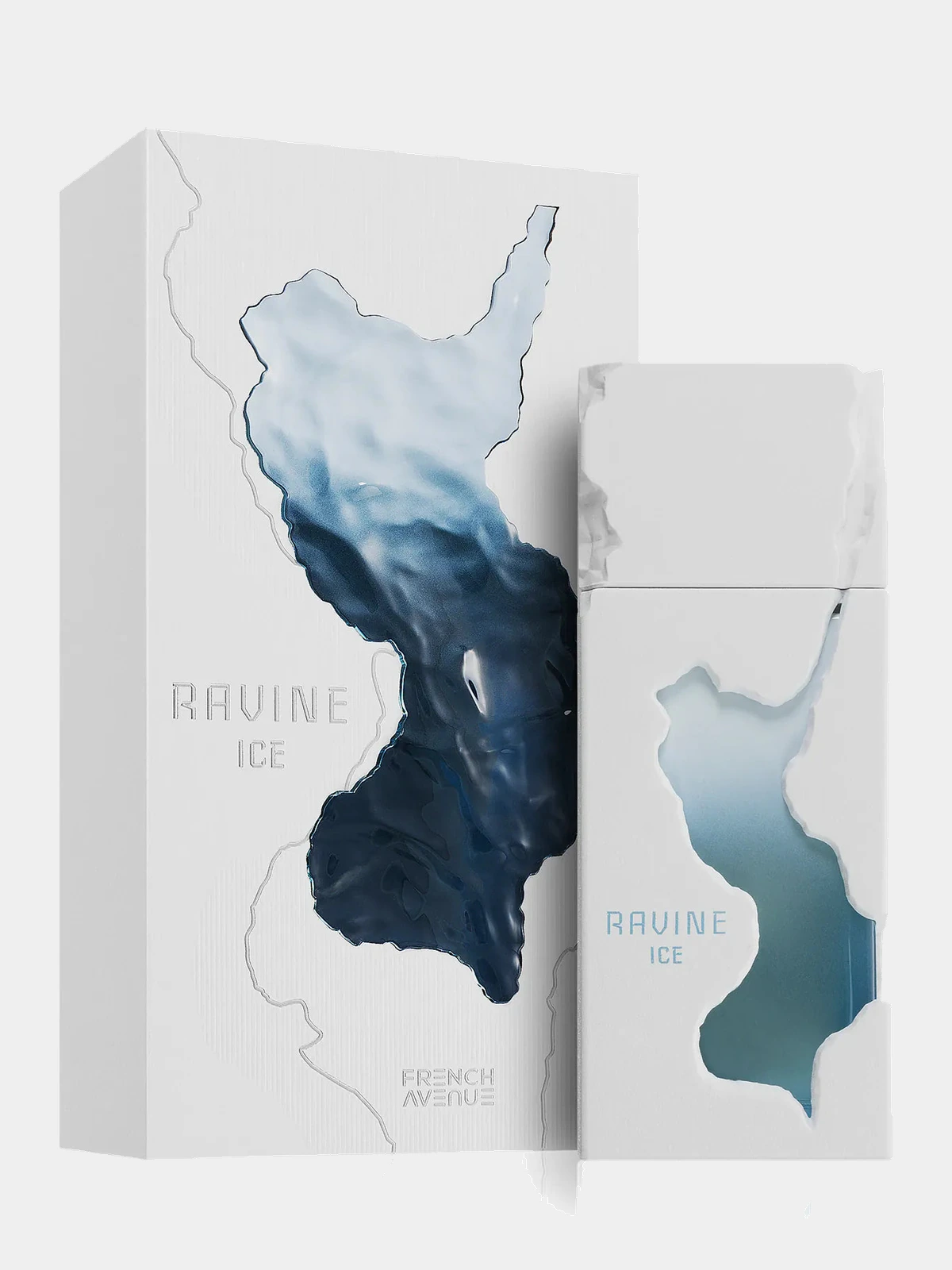 French Avenue Ravine Ice · 100 ml · Unisex — frasco junto a su caja