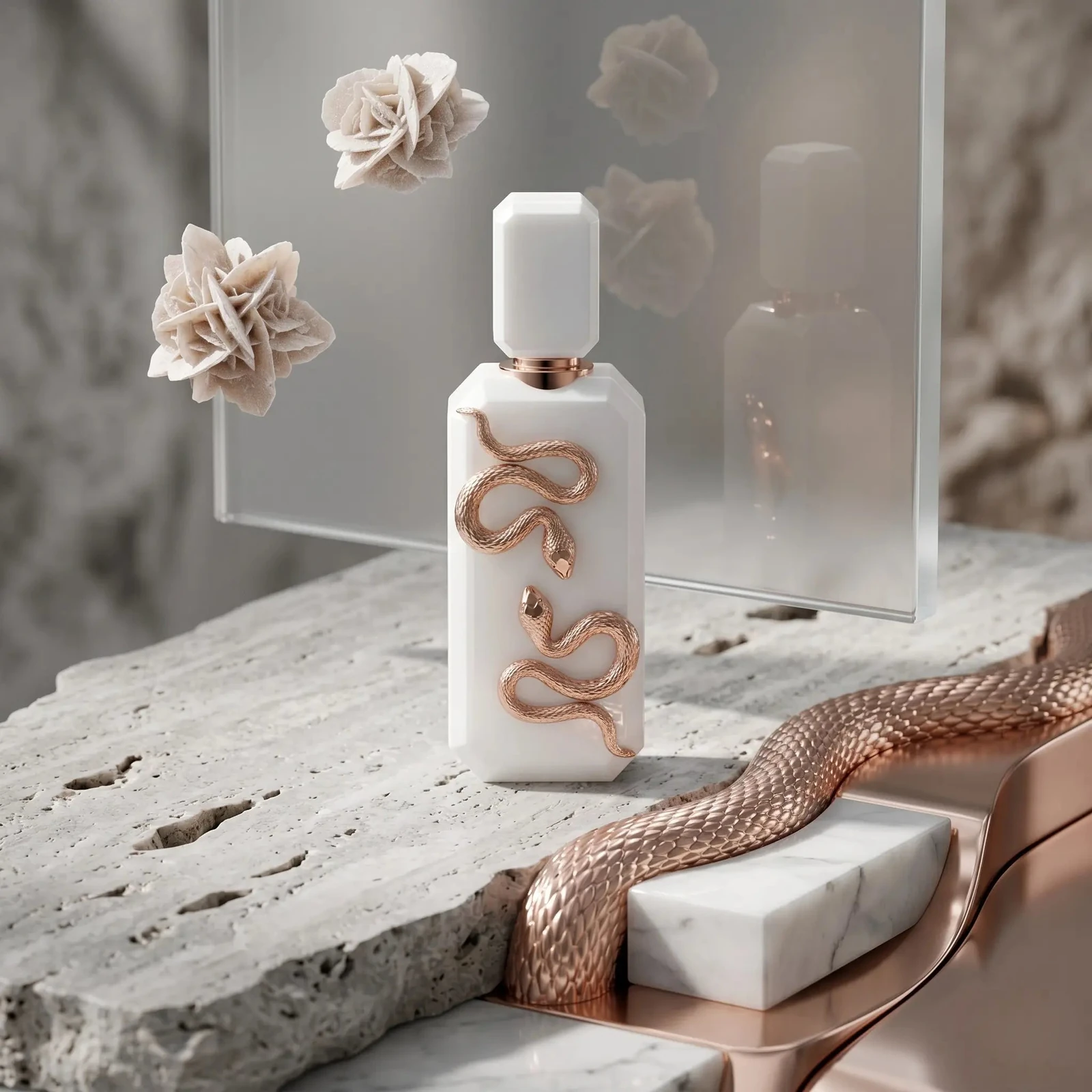 French Avenue Veneno Bianco · 100 ml · Unisex — el frasco fotografiado en una escena de ambiente