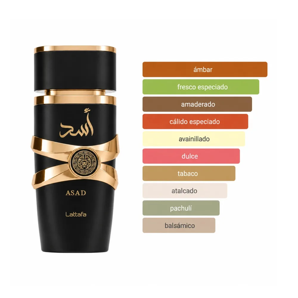 Lattafa Asad · Eau de Parfum 100 ml · para Hombre