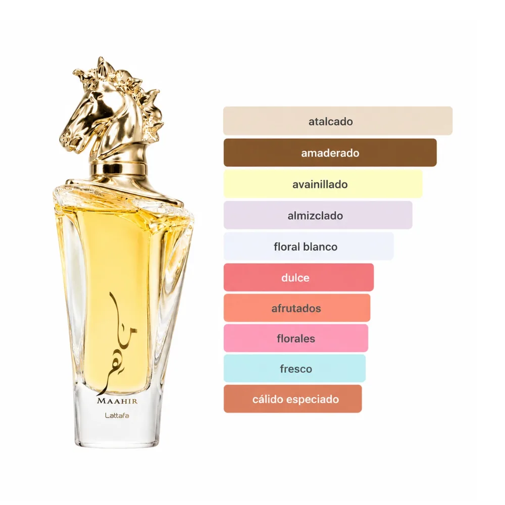Lattafa Maahir · Eau de Parfum 100 ml · para Hombre