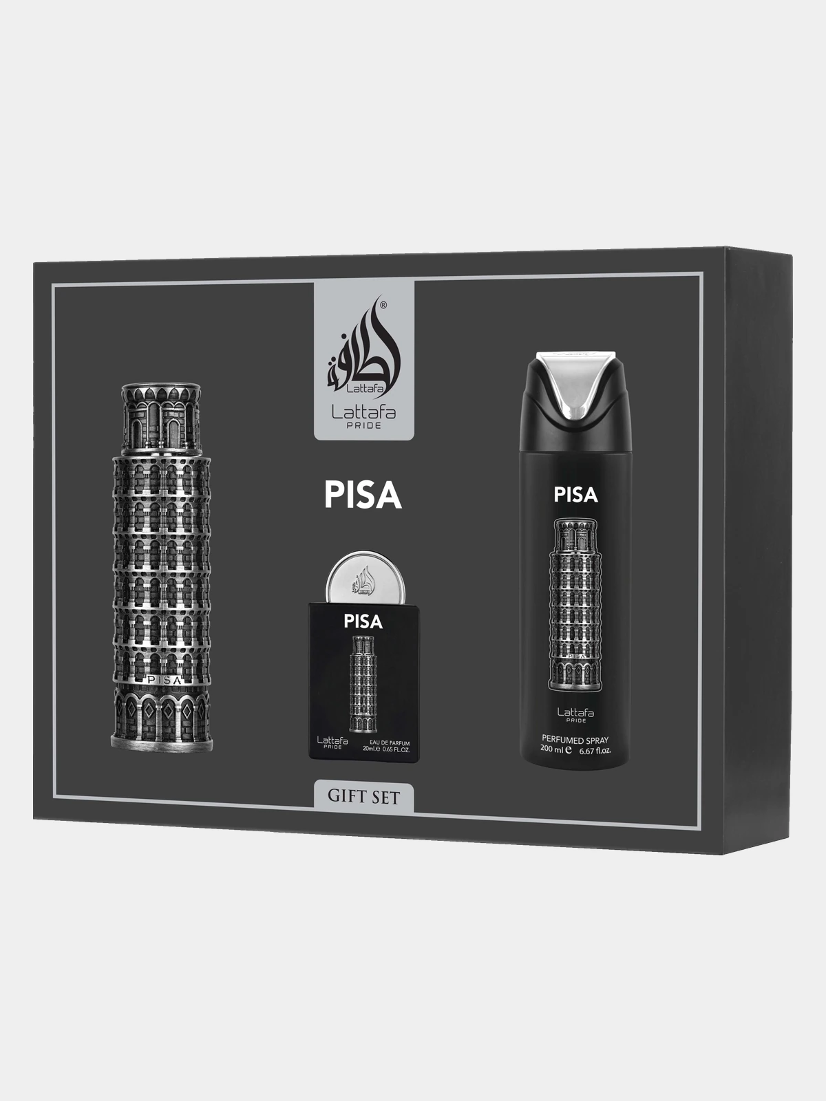 Lattafa Pisa · Pack Regalo Árabe