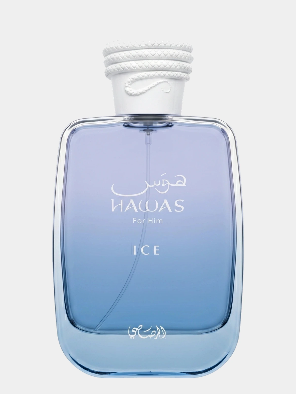 Rasasi Hawas Ice · Eau de Parfum 100 ml · para Hombre — frasco de frente